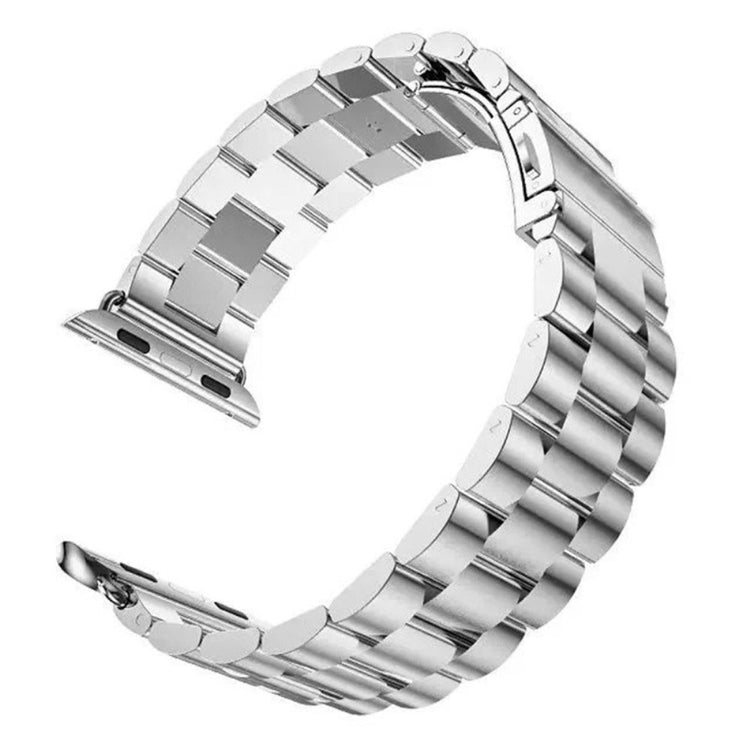 Meget Fed Metal Universal Rem passer til Apple Smartwatch - Sølv#serie_2