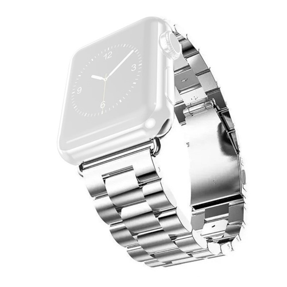 Meget Fed Metal Universal Rem passer til Apple Smartwatch - Sølv#serie_2