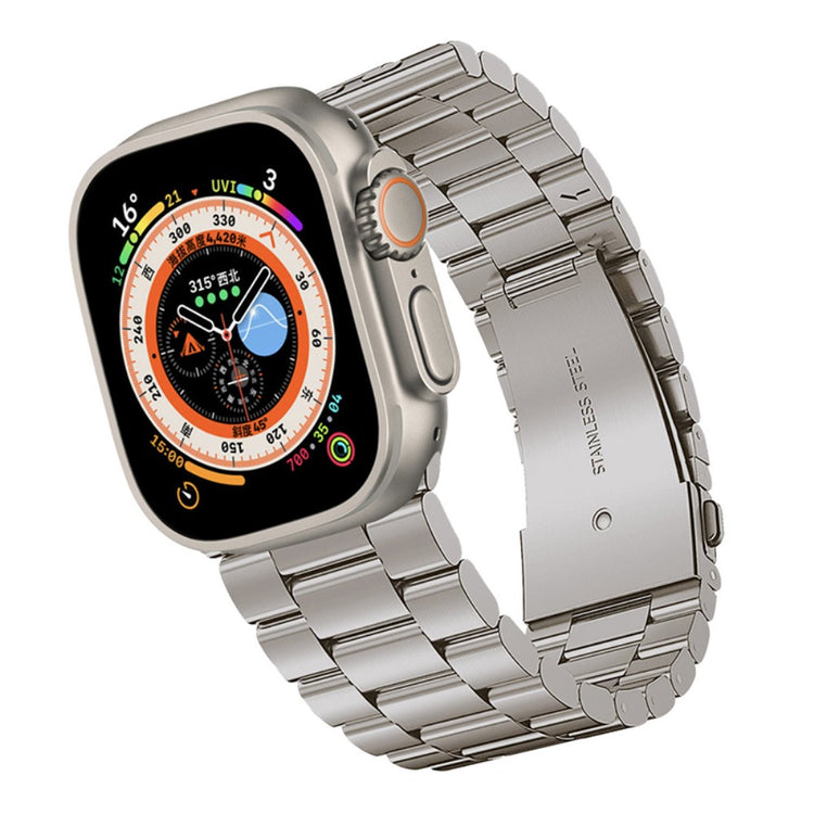 Meget Fed Metal Universal Rem passer til Apple Smartwatch - Sølv#serie_4