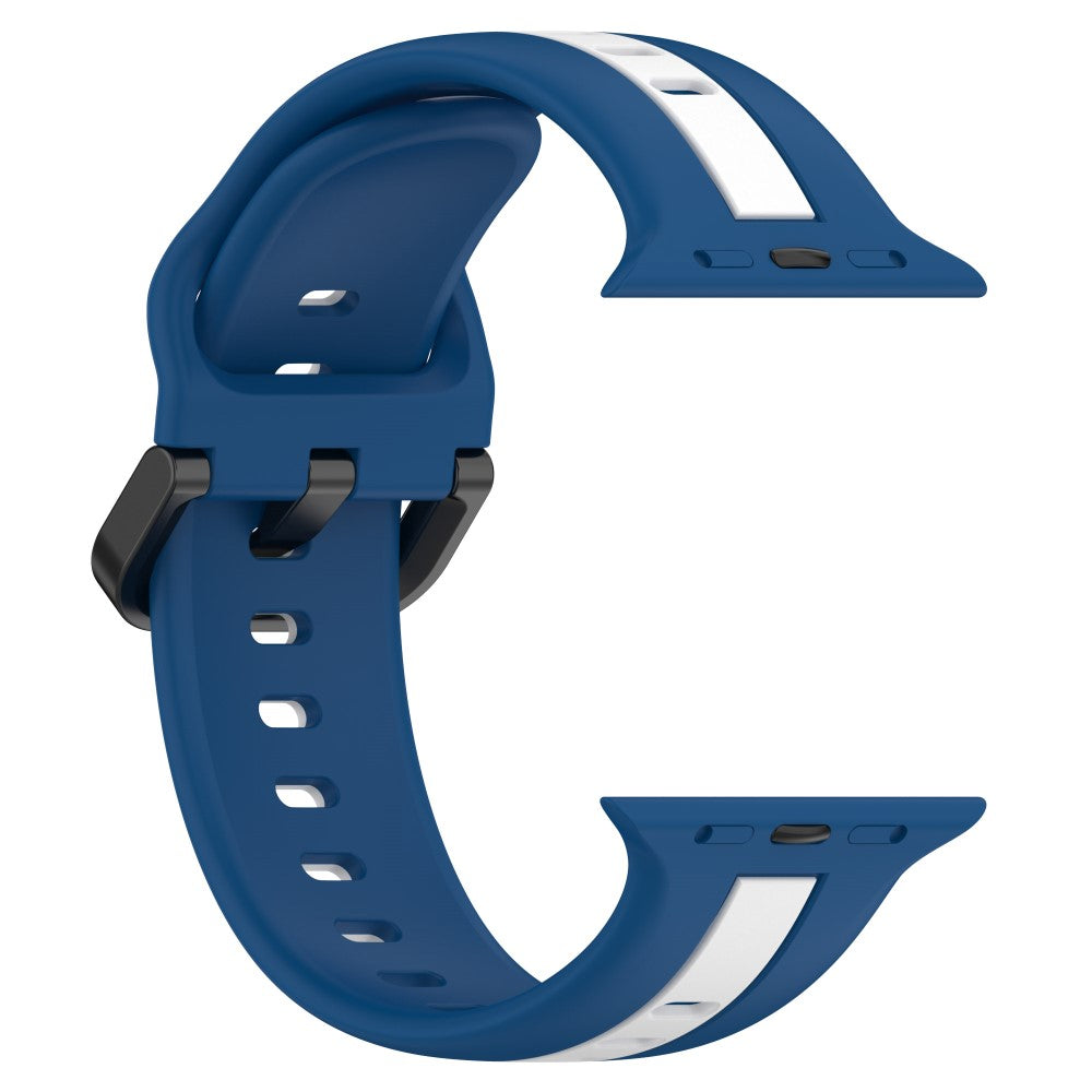 Vildt Elegant Silikone Universal Rem passer til Apple Smartwatch - Blå#serie_12