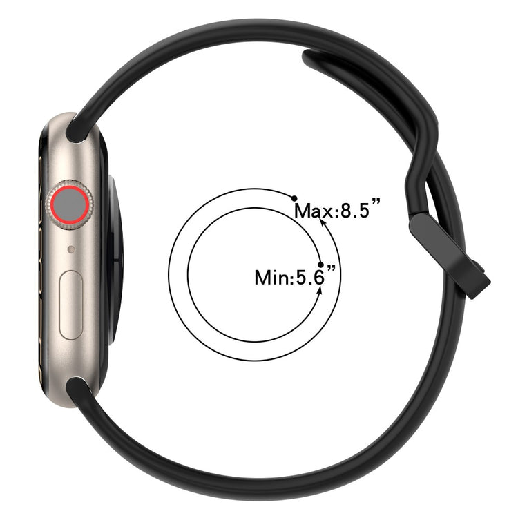 Vildt Elegant Silikone Universal Rem passer til Apple Smartwatch - Hvid#serie_2