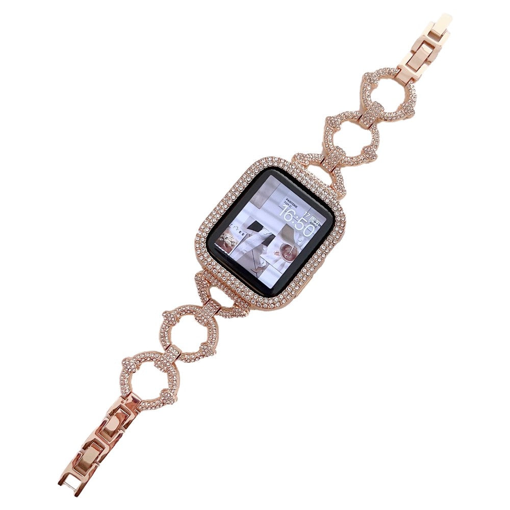 Alle Tiders Metal Universal Rem passer til Apple Smartwatch - Pink#serie_1