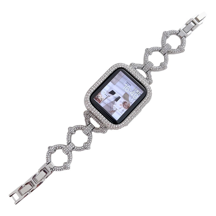 Alle Tiders Metal Universal Rem passer til Apple Smartwatch - Sølv#serie_2