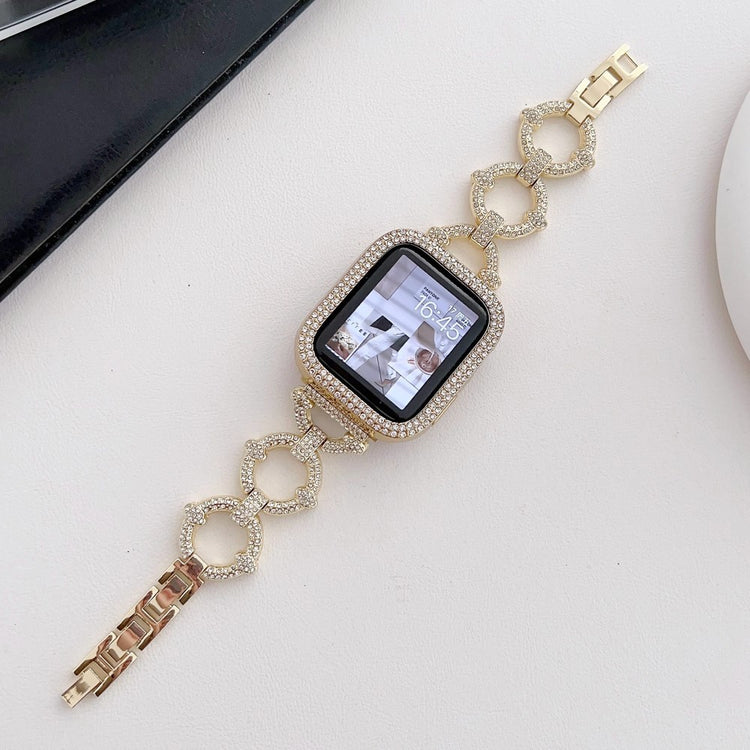 Alle Tiders Metal Universal Rem passer til Apple Smartwatch - Guld#serie_4