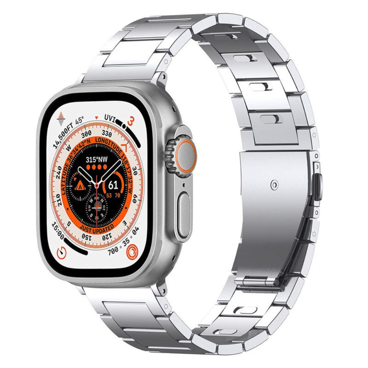 Flot Metal Universal Rem passer til Apple Smartwatch - Sølv#serie_3