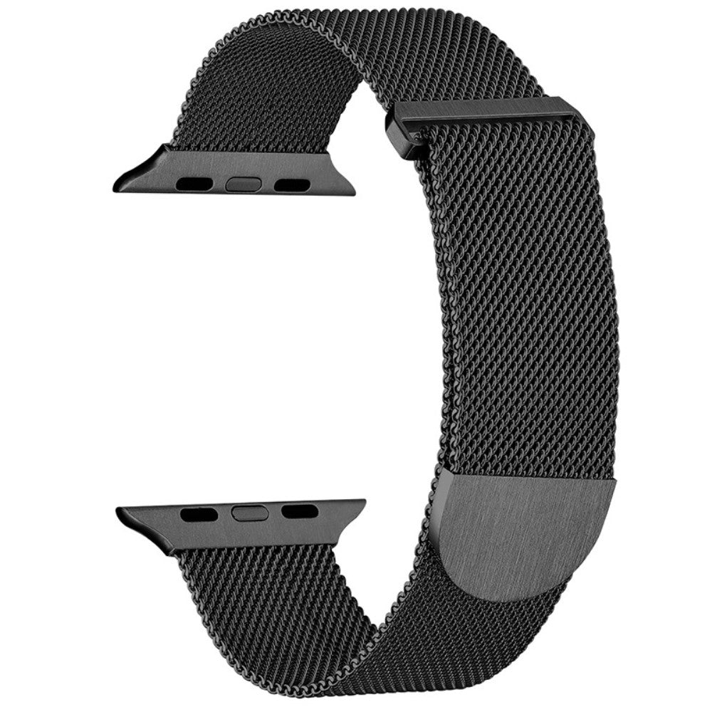 Kønt Metal Universal Rem passer til Apple Smartwatch - Sort#serie_4