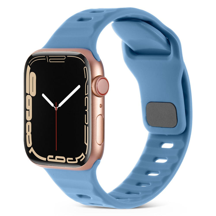Mega Fantastisk Silikone Universal Rem passer til Apple Smartwatch - Blå#serie_1