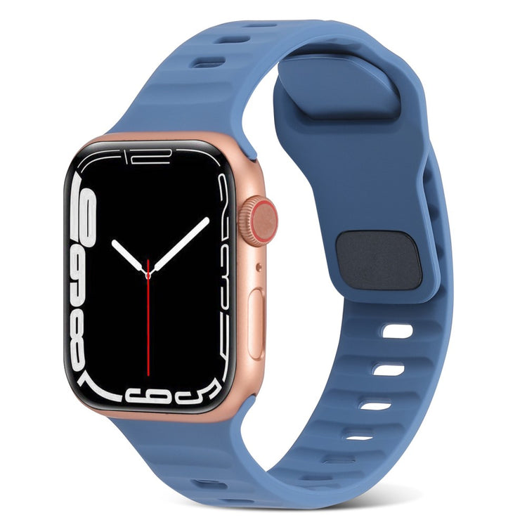 Mega Fantastisk Silikone Universal Rem passer til Apple Smartwatch - Blå#serie_11