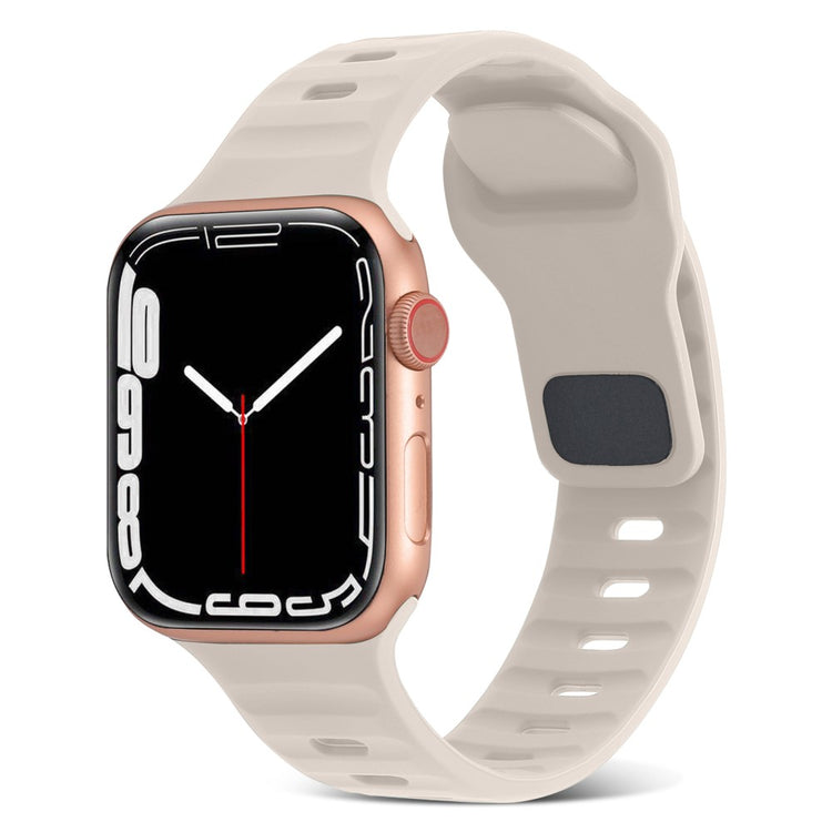 Mega Fantastisk Silikone Universal Rem passer til Apple Smartwatch - Hvid#serie_15