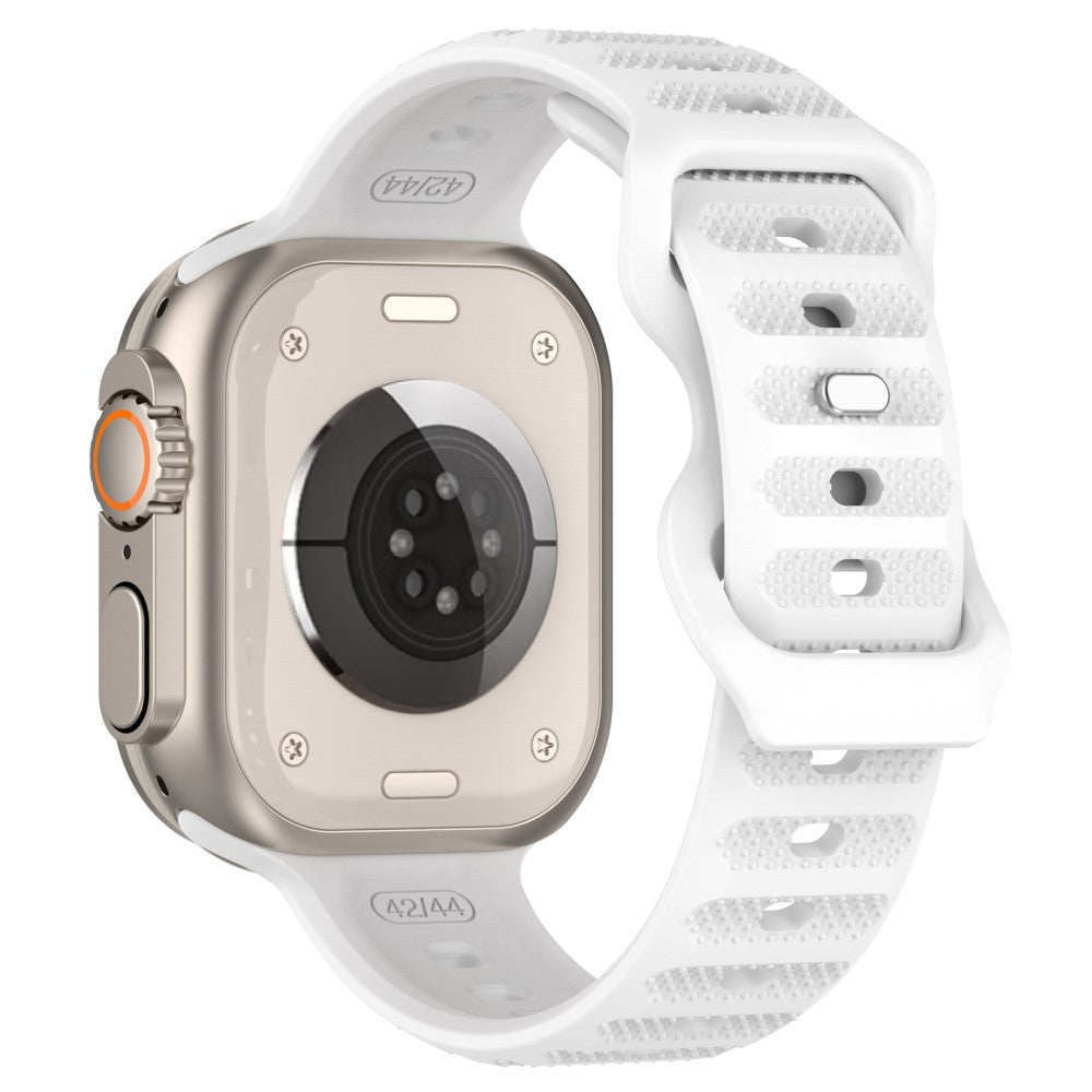 Eminent Metal Og Silikone Universal Rem passer til Apple Smartwatch - Hvid#serie_2