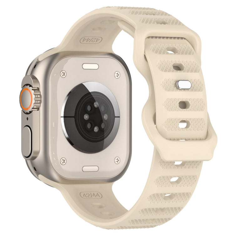 Eminent Metal Og Silikone Universal Rem passer til Apple Smartwatch - Hvid#serie_8