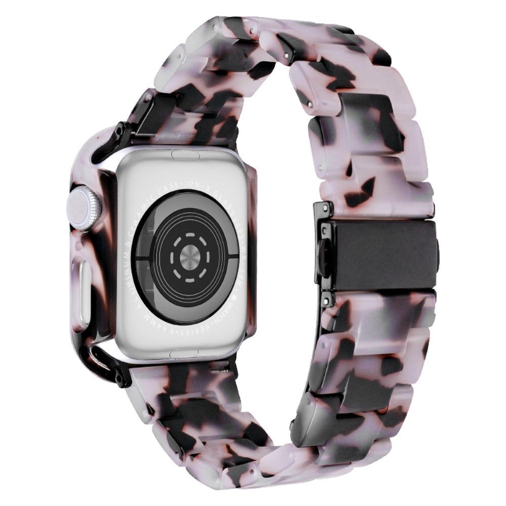 Metal Og Plastik Universal Rem passer til Apple Watch Series 8 (45mm) / Apple Watch Series 7 45mm - Pink#serie_7