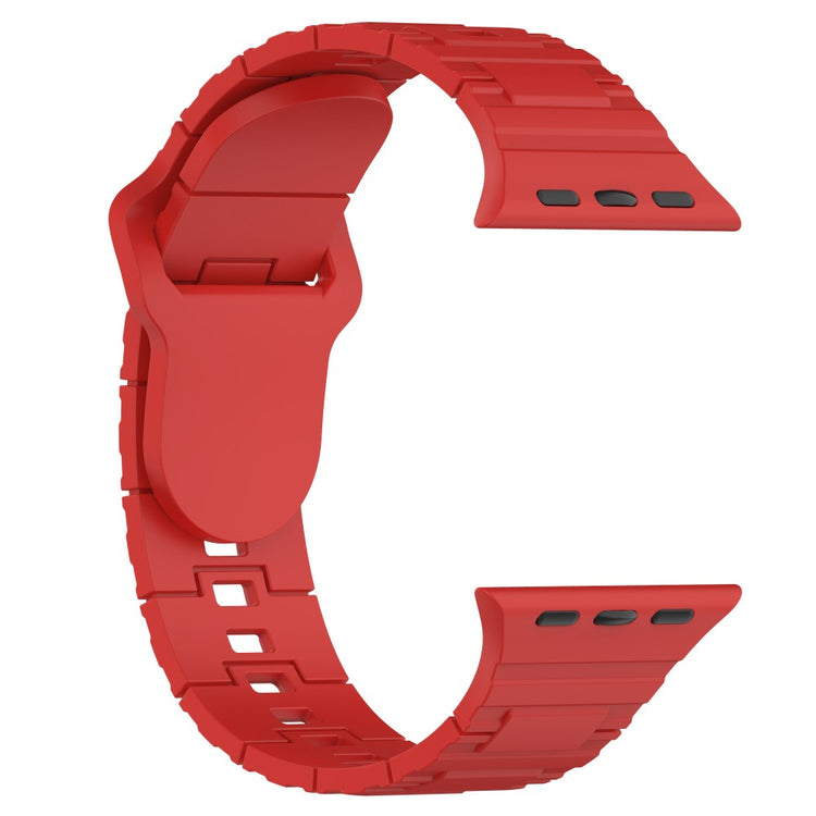 Mega Fed Silikone Universal Rem passer til Apple Smartwatch - Rød#serie_2