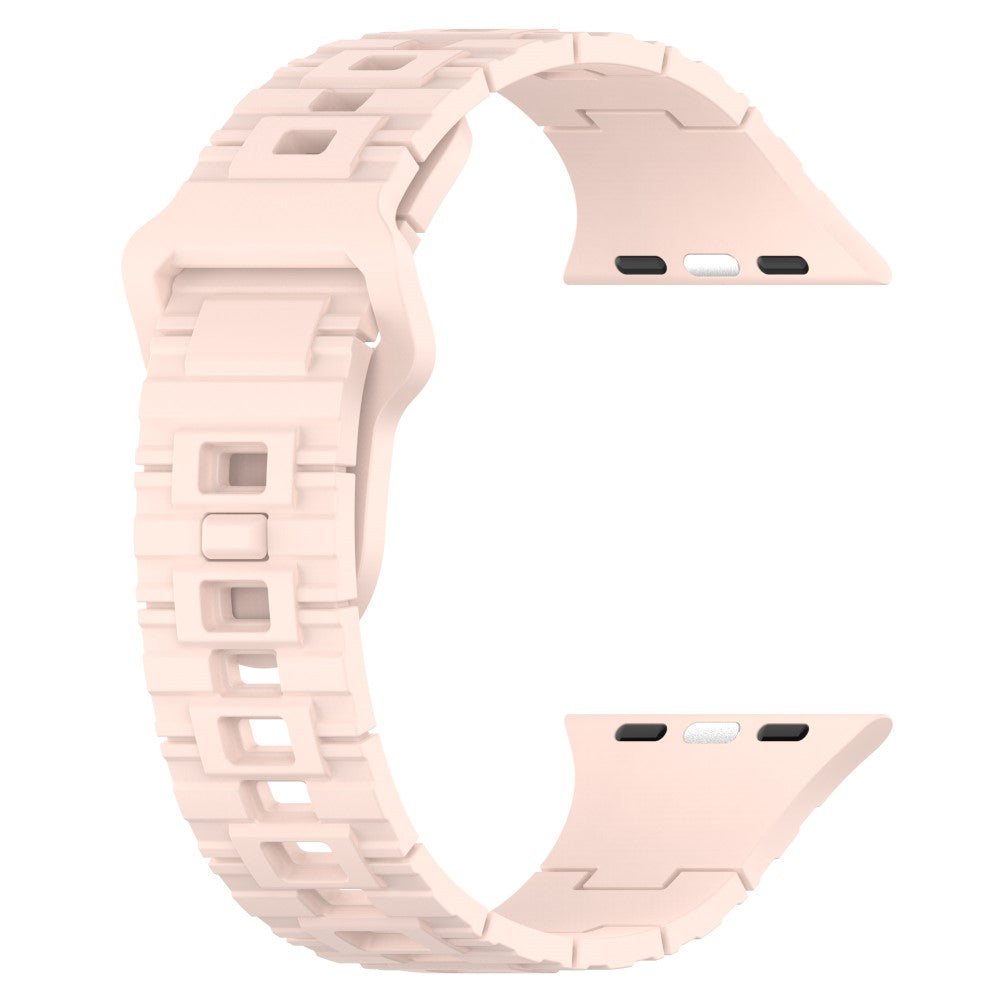 Mega Fed Silikone Universal Rem passer til Apple Smartwatch - Pink#serie_3