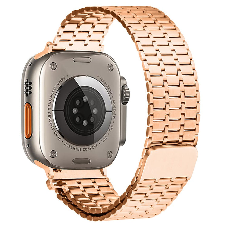Vildt Fed Metal Universal Rem passer til Apple Smartwatch - Pink#serie_2