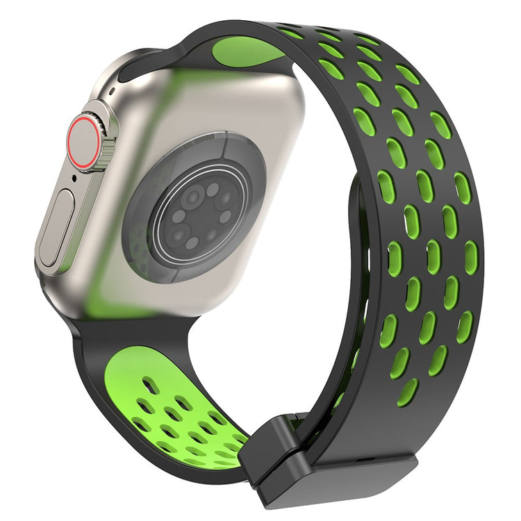Mega Flot Silikone Universal Rem passer til Apple Smartwatch - Grøn#serie_11