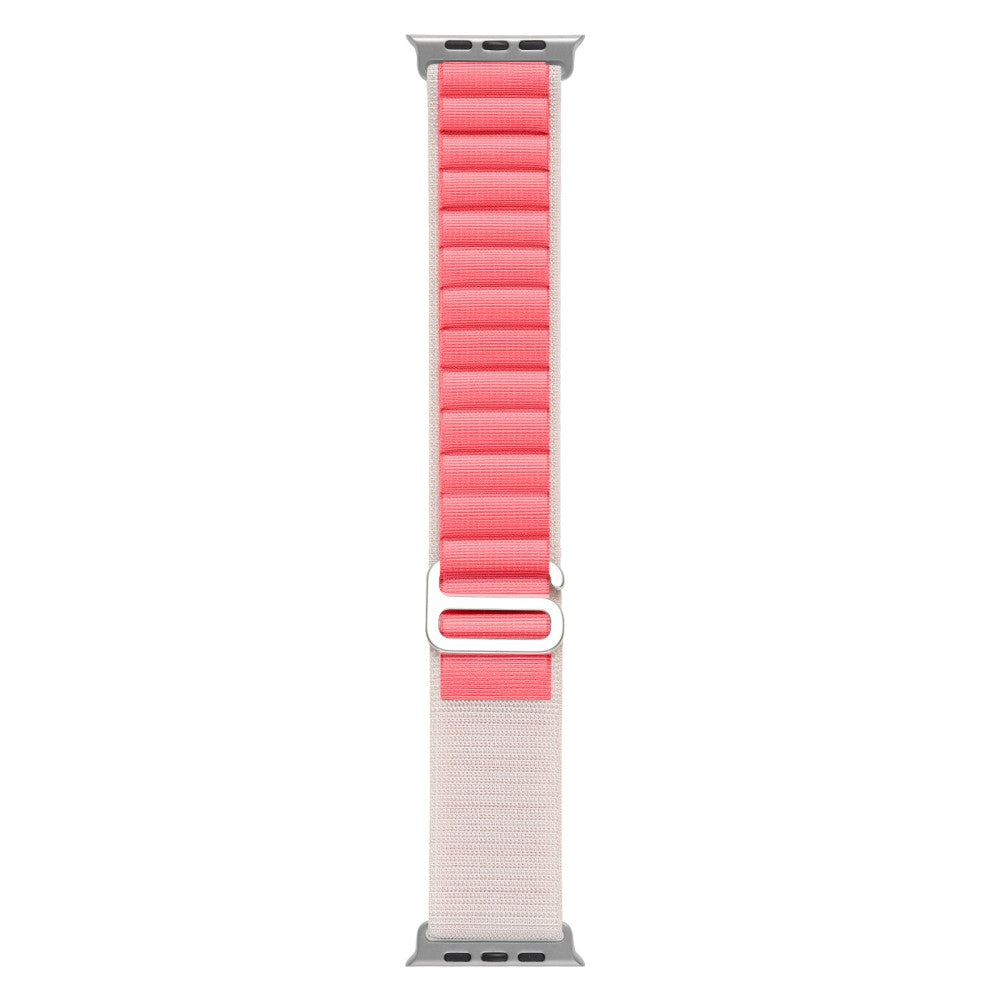 Helt Vildt Rart Nylon Universal Rem passer til Apple Smartwatch - Pink#serie_13