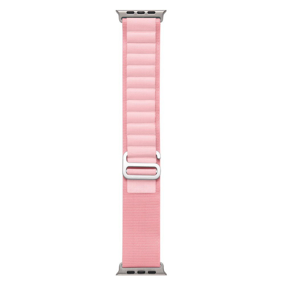 Helt Vildt Rart Nylon Universal Rem passer til Apple Smartwatch - Pink#serie_25