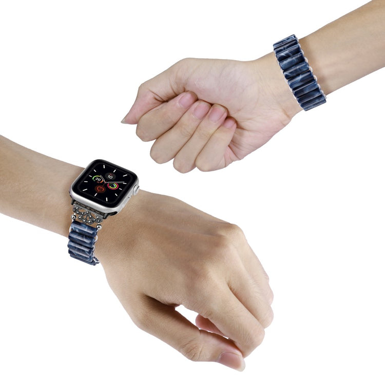 Vildt Fantastisk Plastik Universal Rem passer til Apple Smartwatch - Blå#serie_1