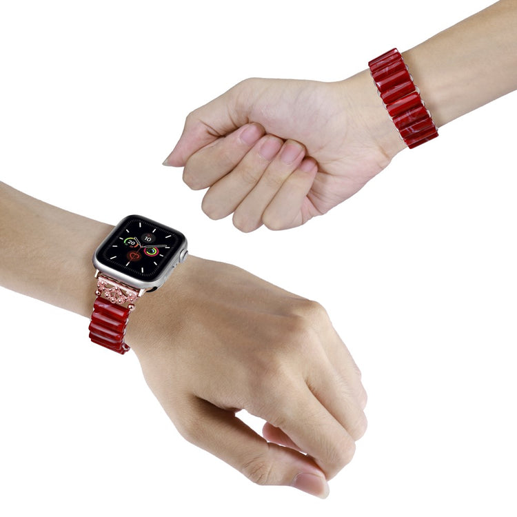 Vildt Fantastisk Plastik Universal Rem passer til Apple Smartwatch - Rød#serie_2