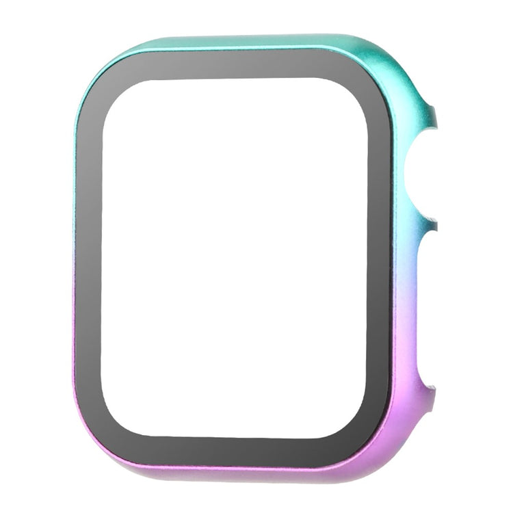 Super Fed Universal Cover med Skærmbeskytter i Metal og Hærdet Glas passer til Apple Smartwatch - Flerfarvet#serie_5