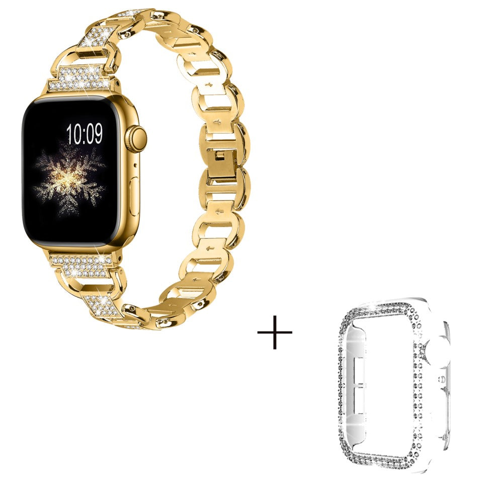 Metal Cover passer til Apple Smartwatch - Guld#serie_3