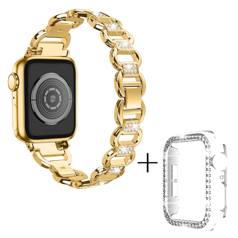 Metal Cover passer til Apple Smartwatch - Guld#serie_3