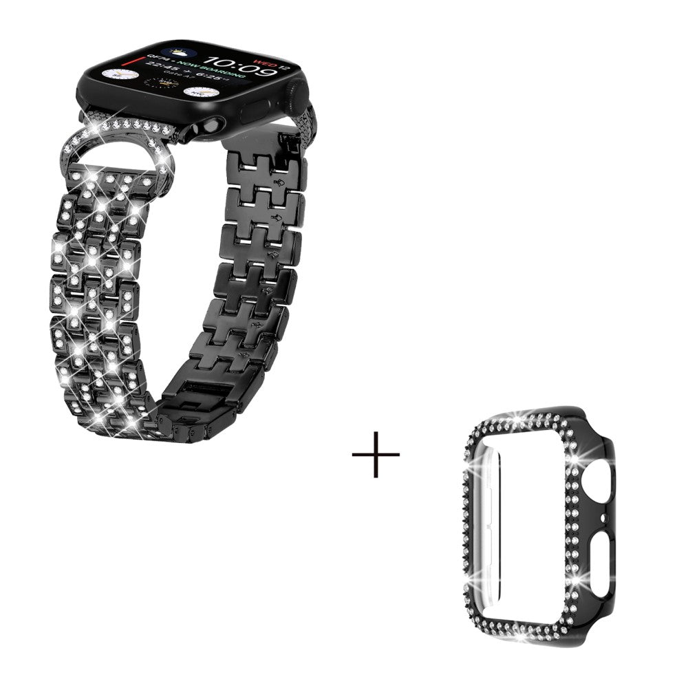 Metal Cover passer til Apple Smartwatch - Sort#serie_1