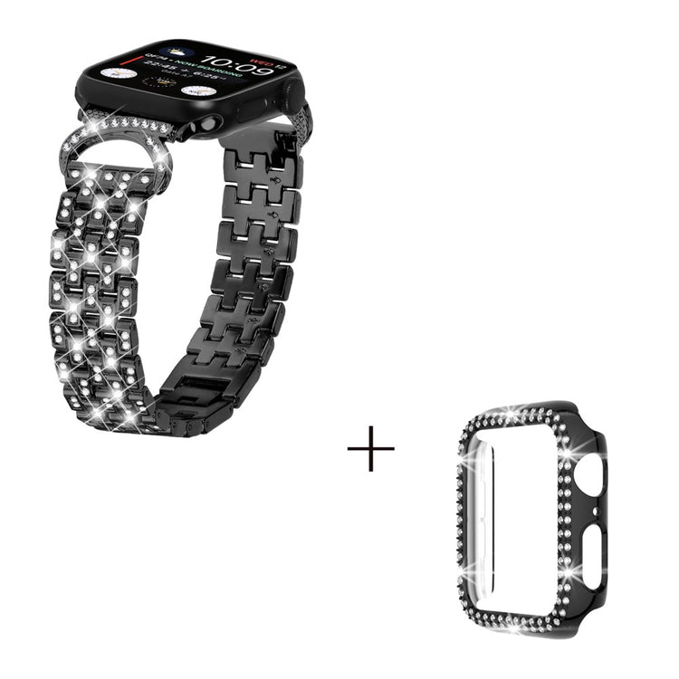 Metal Cover passer til Apple Smartwatch - Sort#serie_1