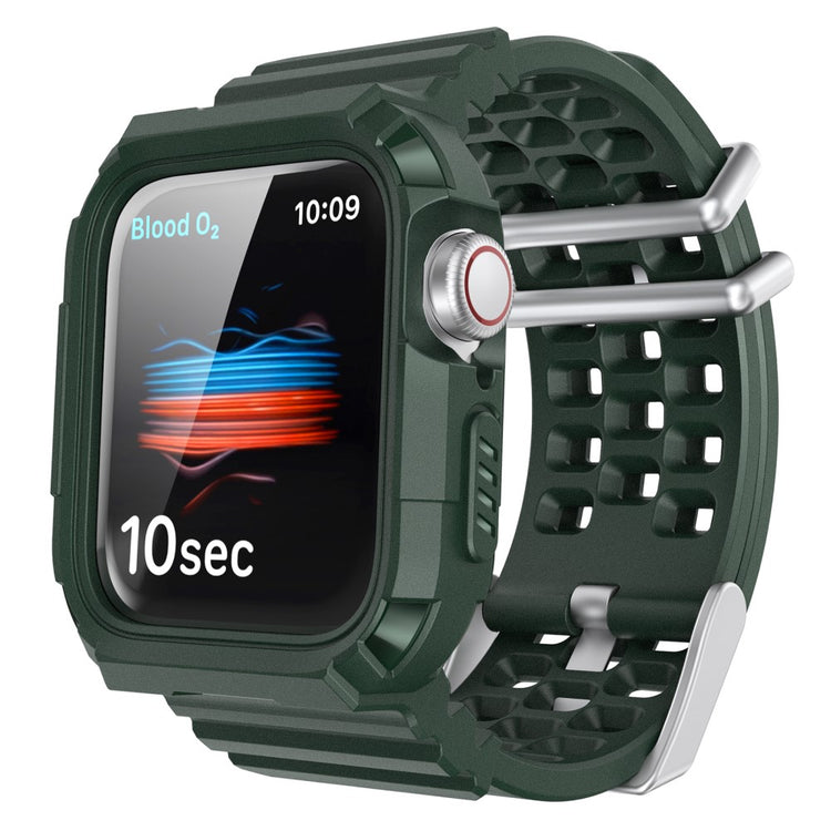 Vildt Holdbart Silikone Universal Rem passer til Apple Smartwatch - Grøn#serie_4