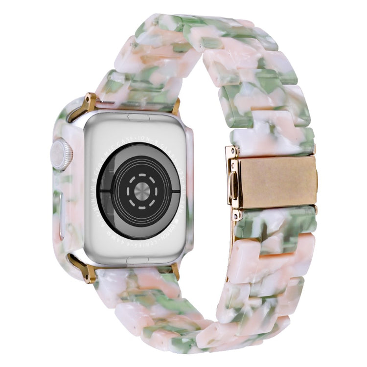 Flot Metal Og Plastik Universal Rem passer til Apple Smartwatch - Pink#serie_4