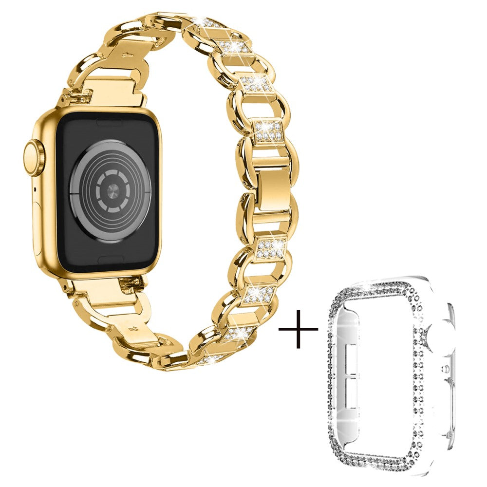 Metal Cover passer til Apple Smartwatch - Guld#serie_2