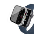 Fint Universal Cover med Skærmbeskytter i Plastik og Hærdet Glas passer til Apple Smartwatch