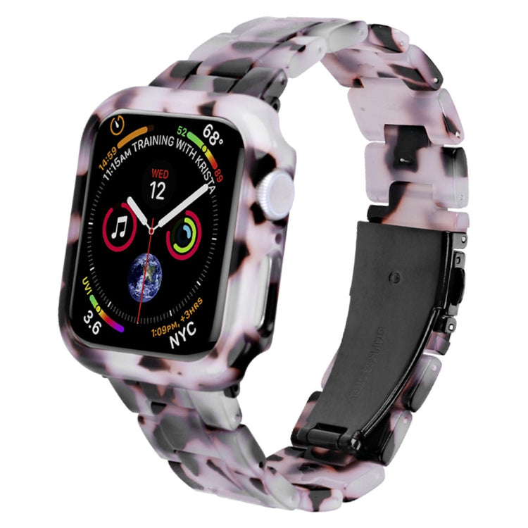 Fortrinligt Metal Og Plastik Universal Rem passer til Apple Smartwatch - Pink#serie_7