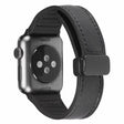Godt Kunstlæder Og Silikone Universal Rem passer til Apple Smartwatch