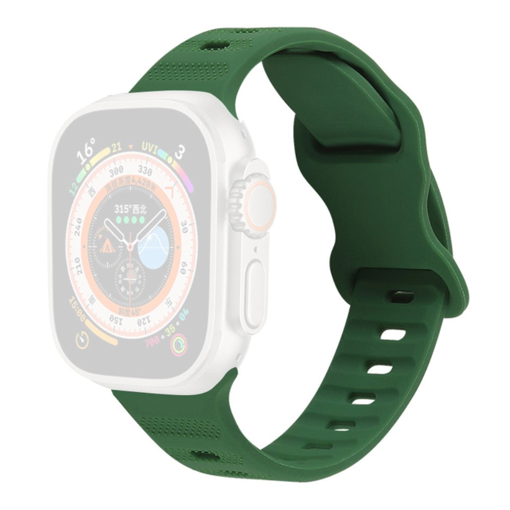 Vildt Pænt Silikone Universal Rem passer til Apple Smartwatch - Grøn#serie_1
