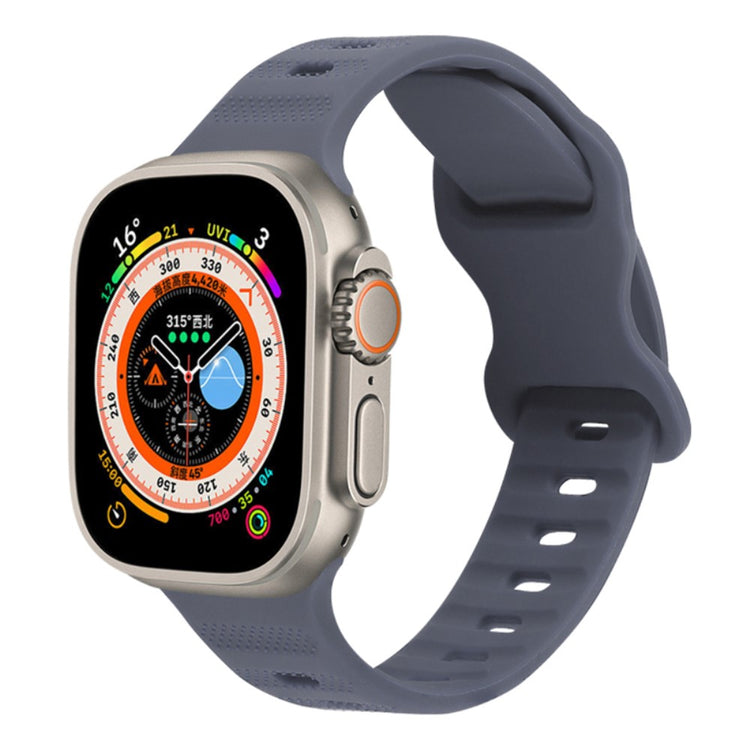 Vildt Pænt Silikone Universal Rem passer til Apple Smartwatch - Sølv#serie_10