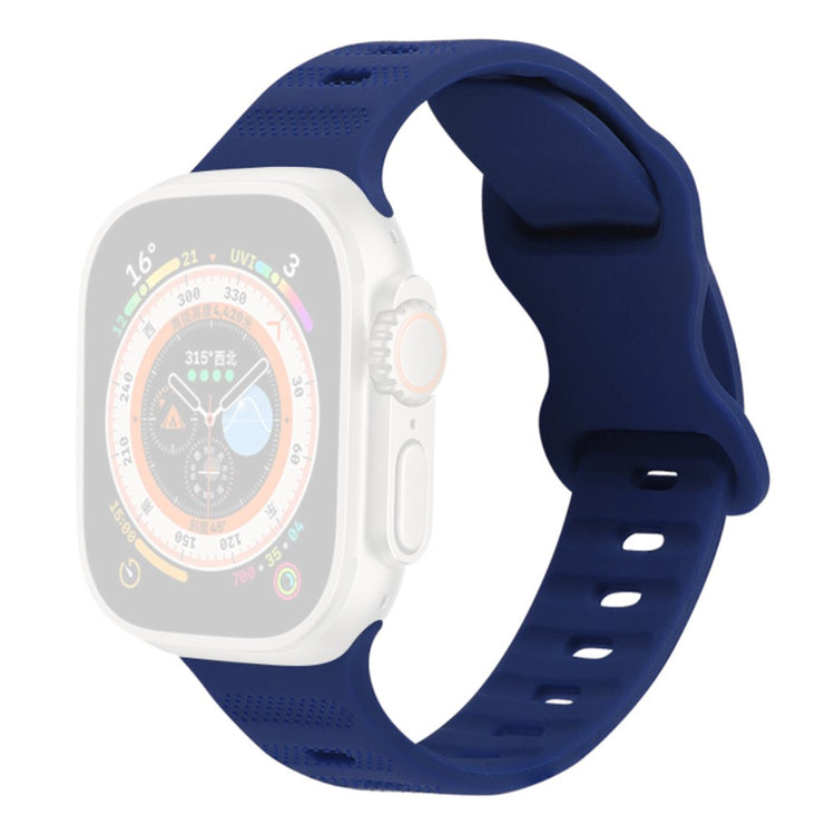 Vildt Pænt Silikone Universal Rem passer til Apple Smartwatch - Blå#serie_12
