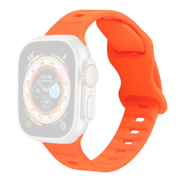 Vildt Pænt Silikone Universal Rem passer til Apple Smartwatch - Orange#serie_6