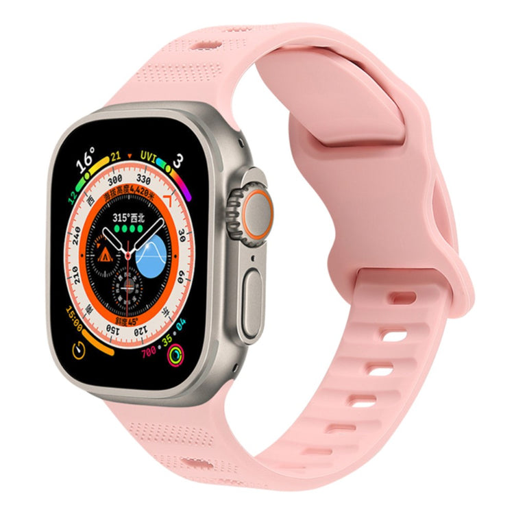 Vildt Pænt Silikone Universal Rem passer til Apple Smartwatch - Pink#serie_7