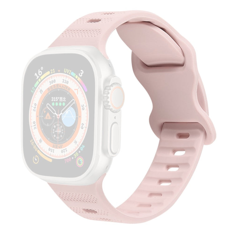 Vildt Pænt Silikone Universal Rem passer til Apple Smartwatch - Pink#serie_8