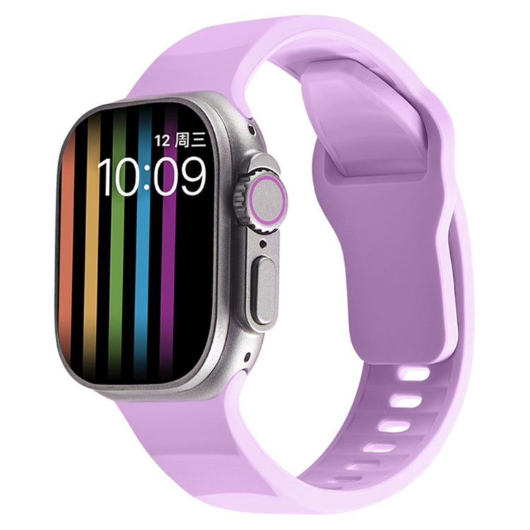 Mega Elegant Silikone Universal Rem passer til Apple Smartwatch - Lilla#serie_14