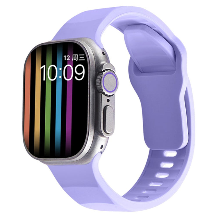 Mega Elegant Silikone Universal Rem passer til Apple Smartwatch - Lilla#serie_15