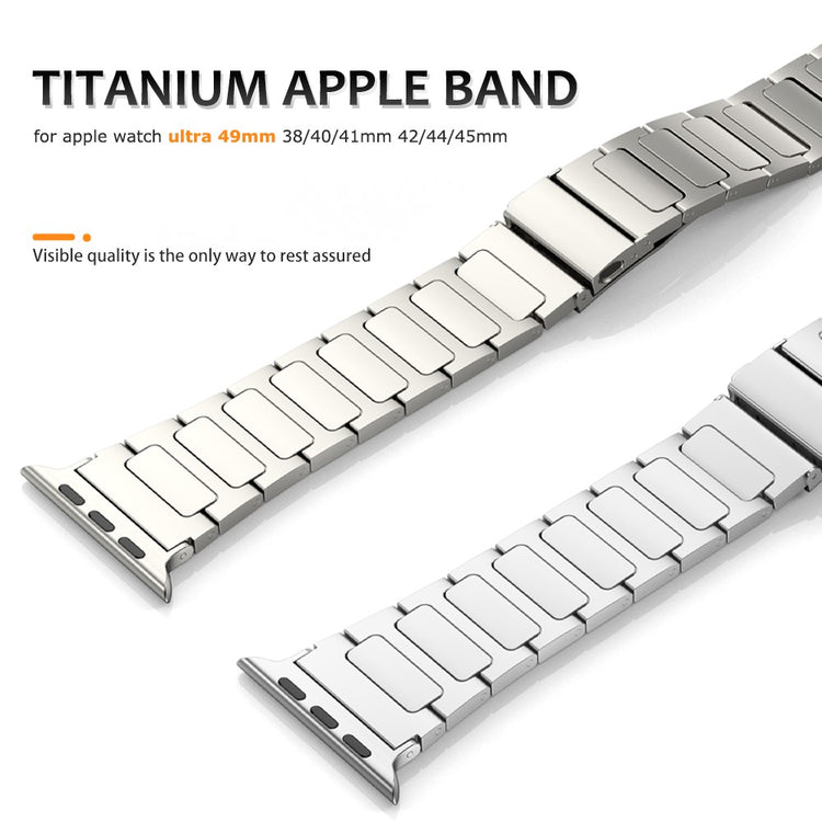Meget Nydelig Metal Universal Rem passer til Apple Smartwatch - Sølv#serie_1
