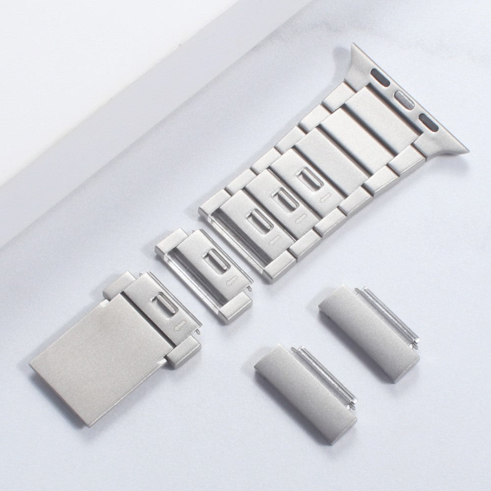 Supercool Metal Universal Rem passer til Apple Smartwatch - Sort#serie_1