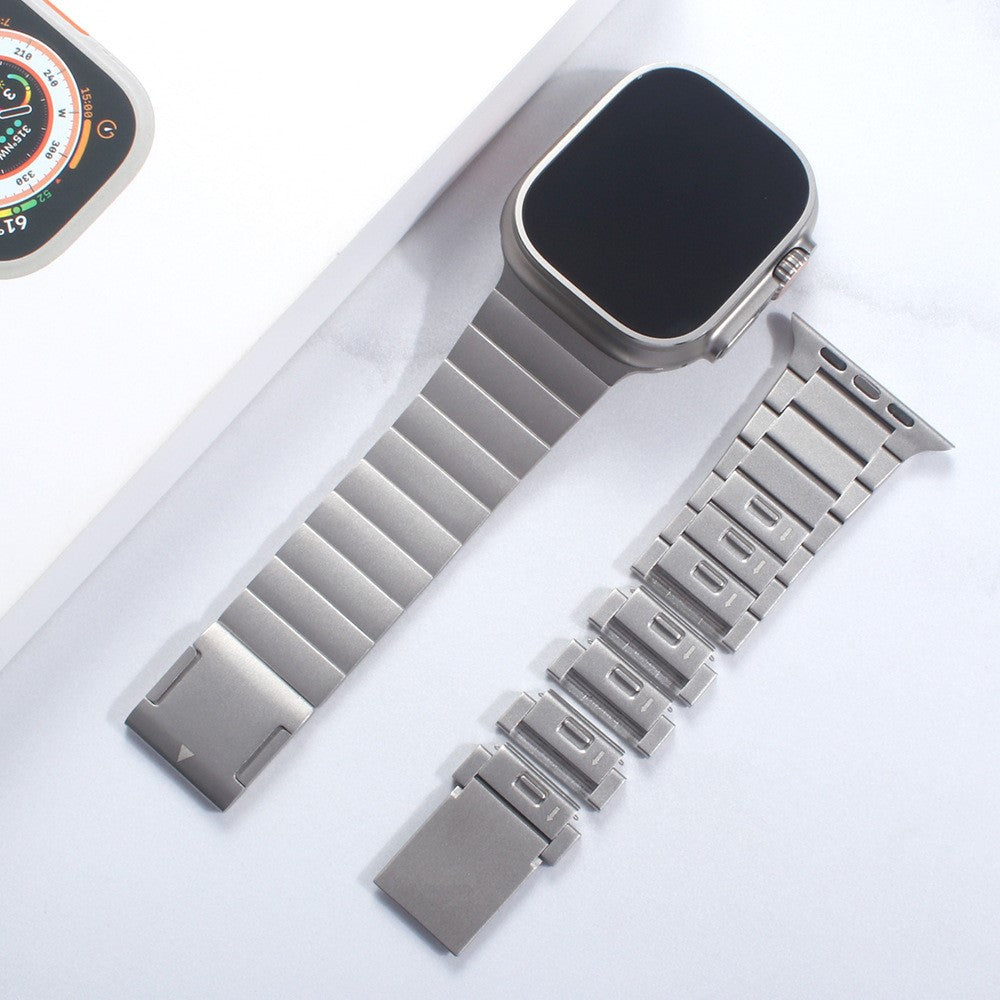 Supercool Metal Universal Rem passer til Apple Smartwatch - Hvid#serie_5