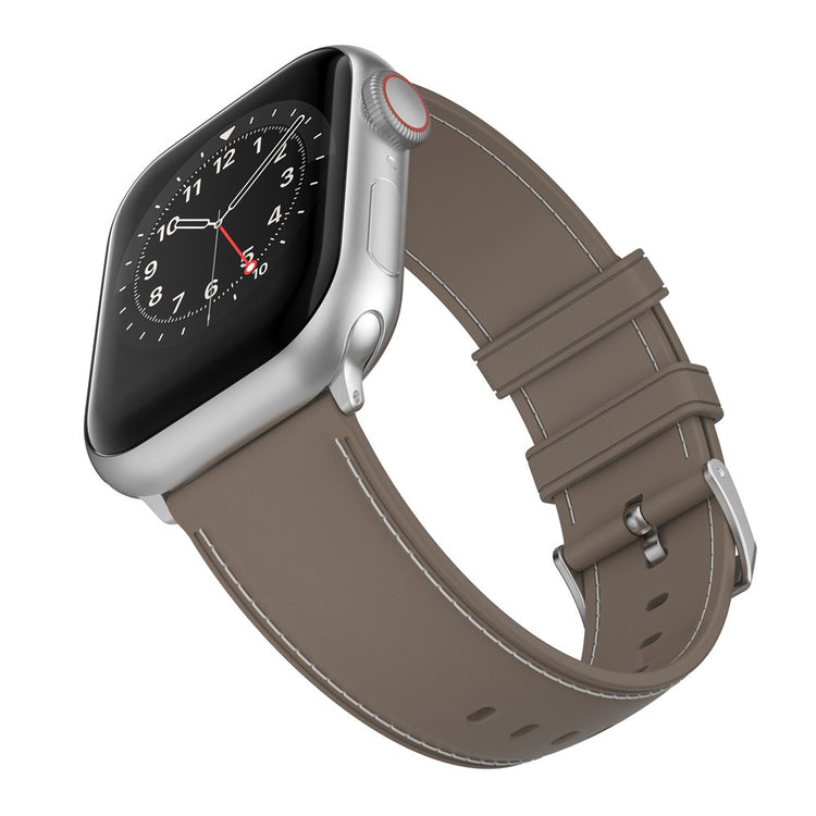 Eminent Metal Og Kunstlæder Universal Rem passer til Apple Smartwatch - Sølv#serie_3