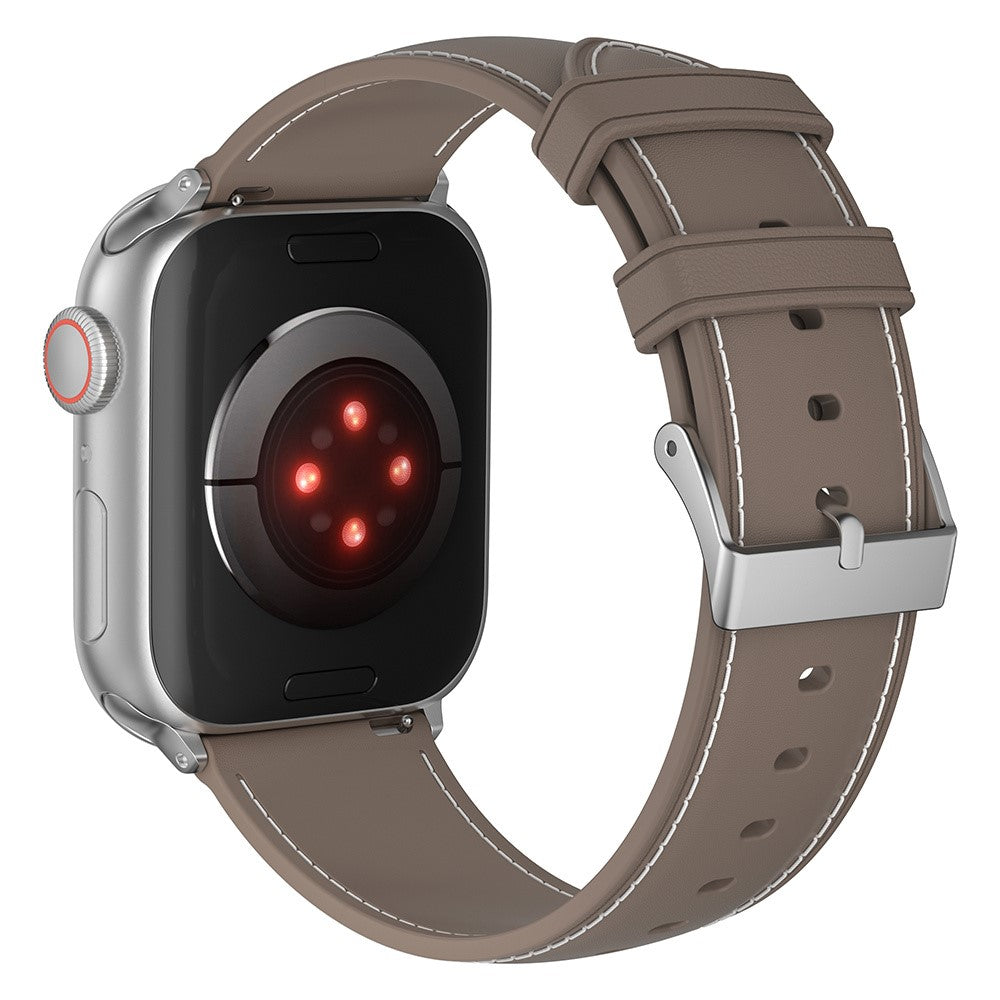 Eminent Metal Og Kunstlæder Universal Rem passer til Apple Smartwatch - Sølv#serie_3