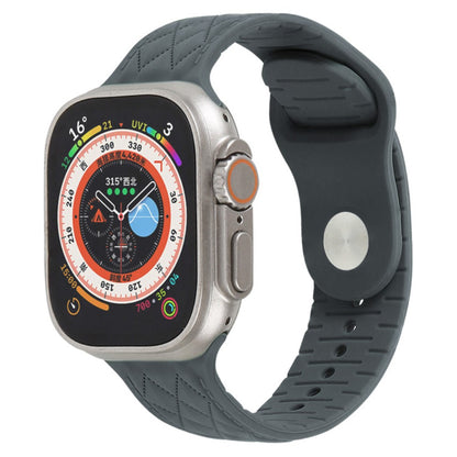Fantastisk Silikone Universal Rem passer til Apple Smartwatch - Sølv#serie_1