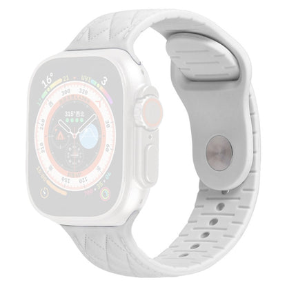 Apple Watch Series 9 41mm textured silicone strap - White#serie_3